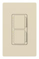 Dimmer Rocker Switch Halogen Incandescent 120V 300W Light Almond 1-Pole