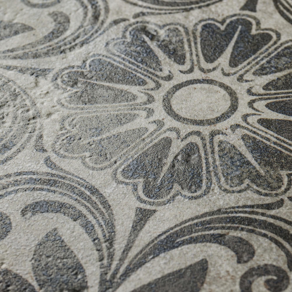 Costa Cendra Decor Dahlia 7-3/4 in. x 7-3/4 in. Ceramic Floor and Wall Tile