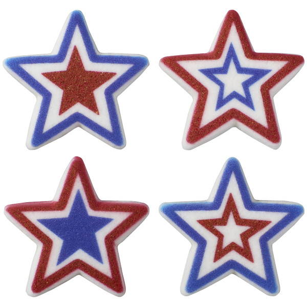 Large Patriotic Stars Assortment Dec-Ons® Decorations