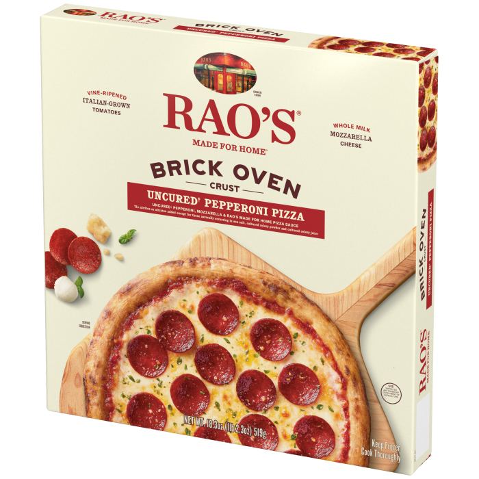 Uncured Pepperoni Pizza Frozen Pizza, 18.3 oz - Right angle Image