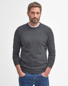 Essential Crew Neck Jumper Charcoal