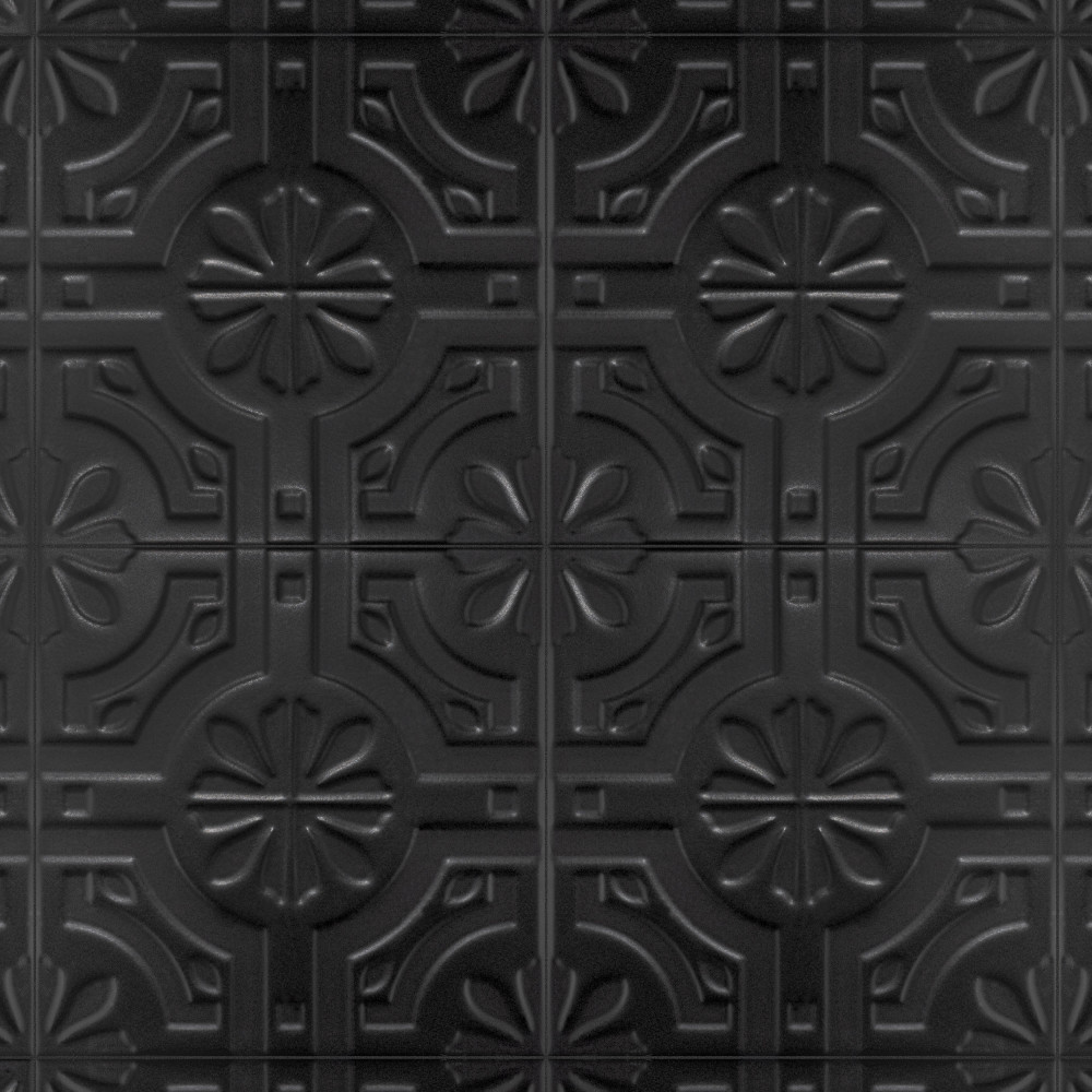 Triplex Real Black 7.75x7.75 Square Ceramic Wall Only Digital Pattern