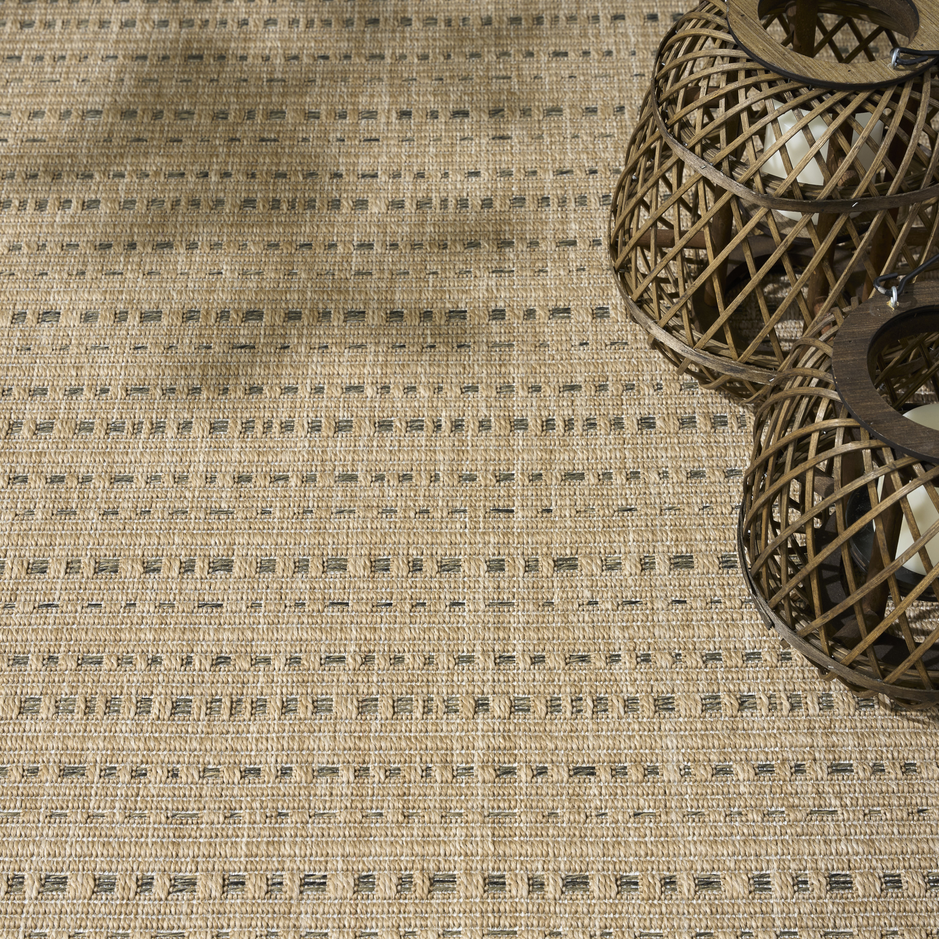 Nourison Tulum 8' x 10' Taupe Outdoor Rug