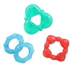 Bright Starts Stay Cool Teethers Gel-Filled 3 Pack, Chillable Teething Baby Toy, Ages 3 months + - image 2 of 10