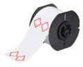 B30 Series GHS CLP Vinyl Labels 2.95" H x 4.33" W Red on White Pre-Printed Areas on Label: 2 Diamonds