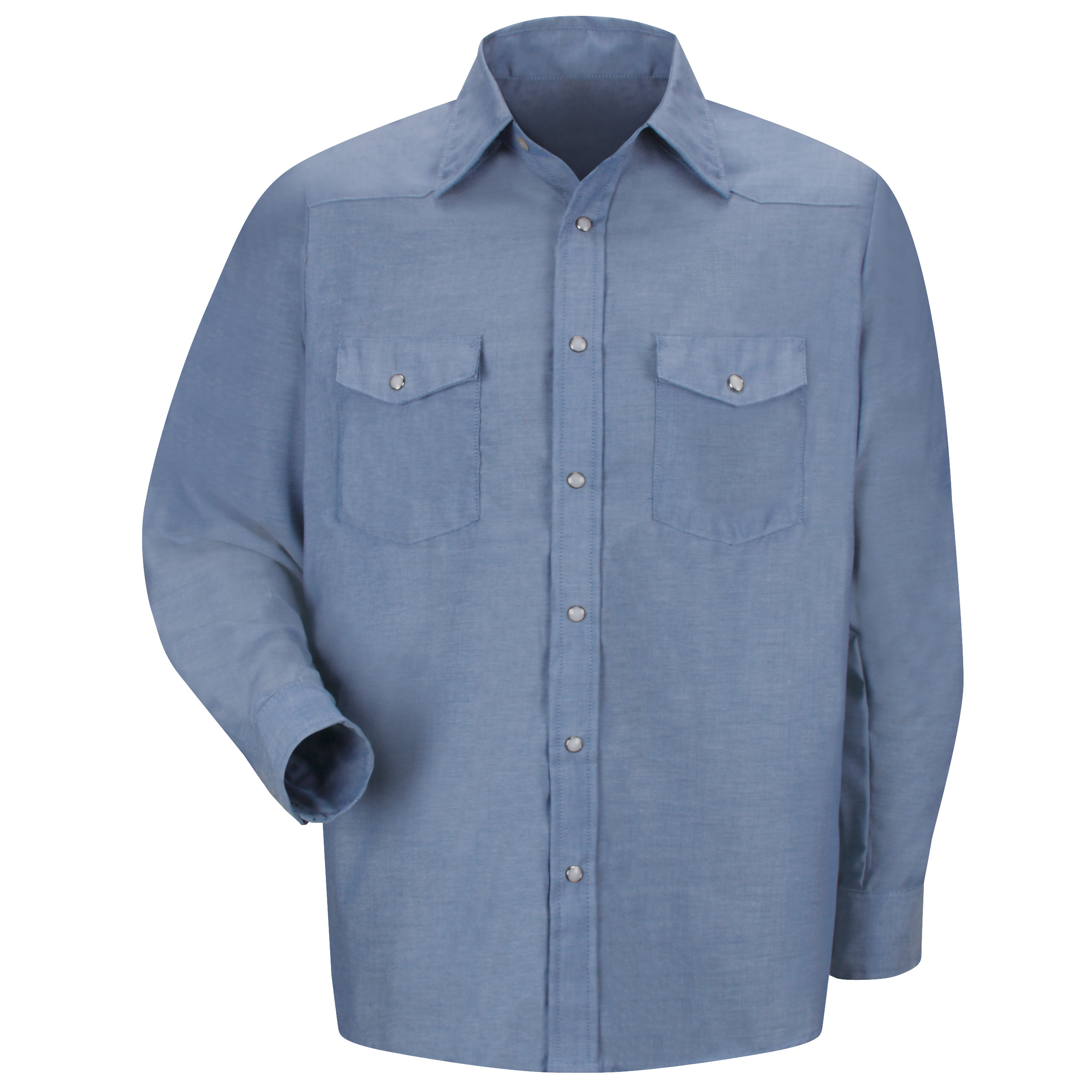 Men‘s Long Sleeve Deluxe Western Style Shirt-Red Kap