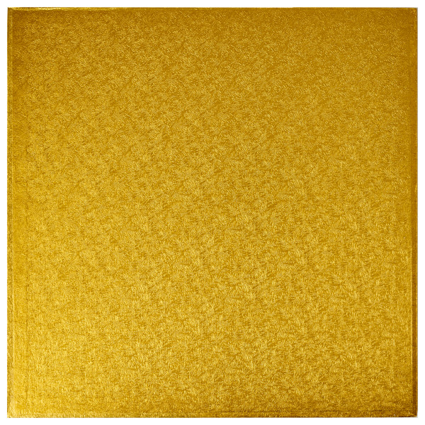 14" Square Gold Foil Cake Board