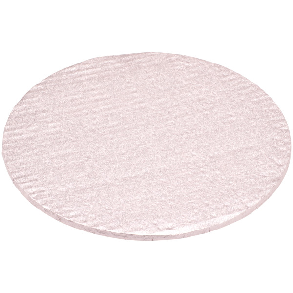 10" Round Pink Foil Cake Board