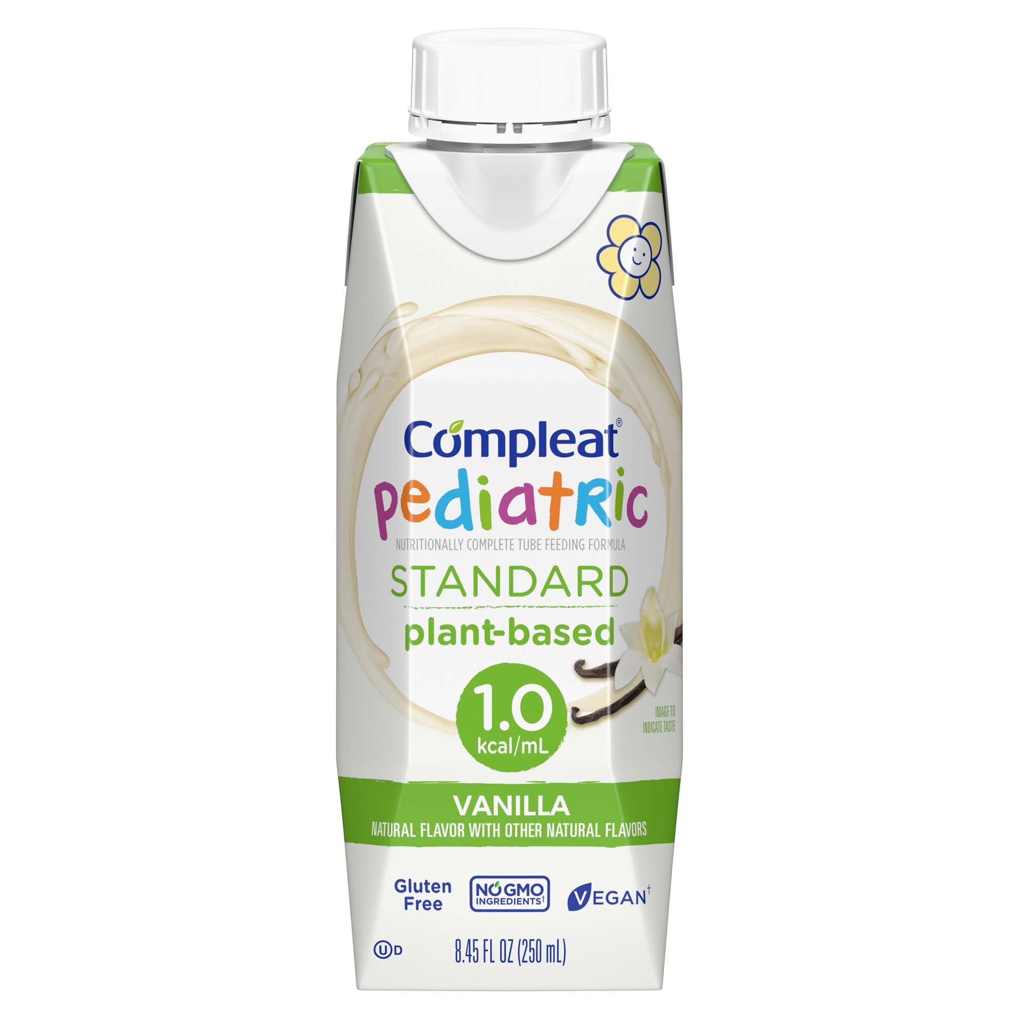 Compleat® Pediatric Standard Plant-Based 1.0 Cal Tube Feed Formula, Vanilla