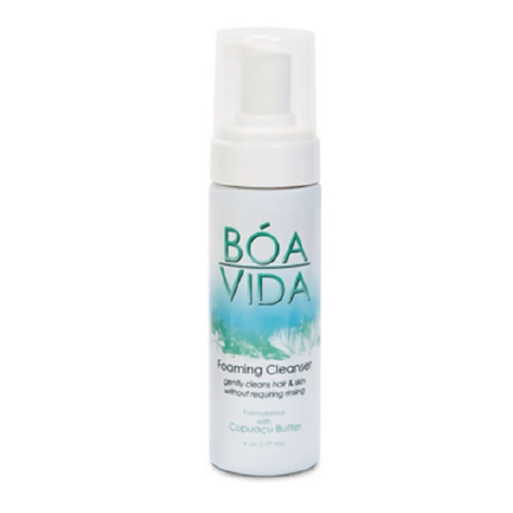 Bóa Vida® Foaming Cleanser for Hair and Skin without Rinsing, 6-oz. Pump Bottle