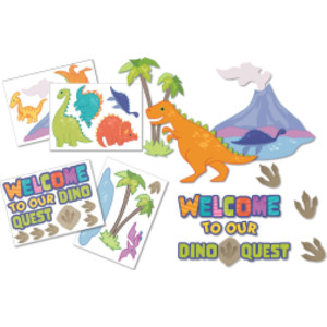 Dino Quest Welcome Bulletin Board Set, 22 Pieces