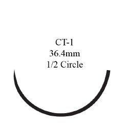 Coated Vicryl Suture with Needle MK 100530