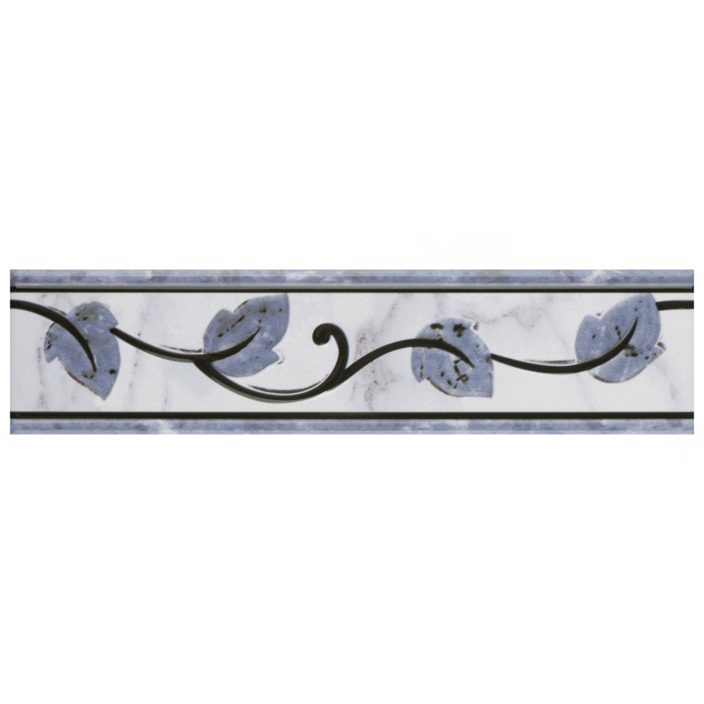 Aroas Listello Gris 2 in. x 7-7/8 in. Ceramic Wall Trim