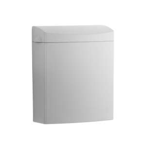 Bobrick, 1.3 gal, Sanitary Napkin Disposal, ABS Plastic, Gray