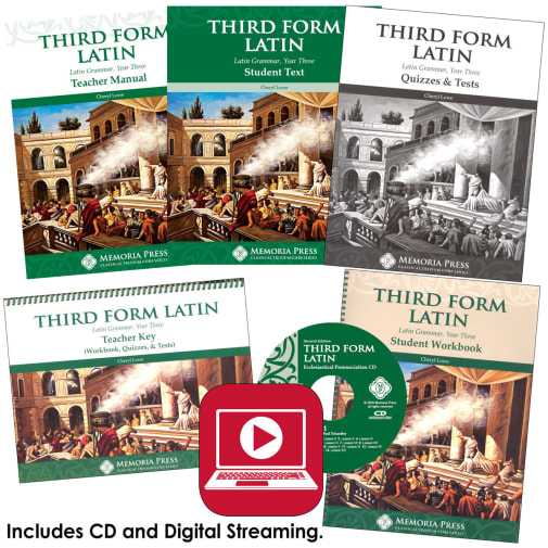 Memoria Press Third Form Latin Text Set