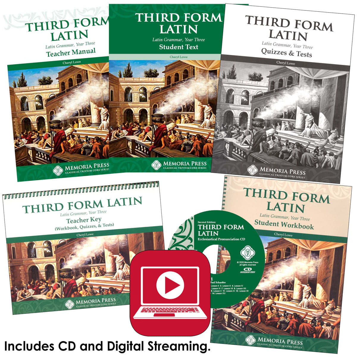 Memoria Press Third Form Latin Text Set