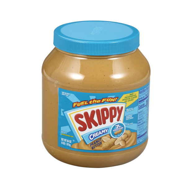 SKIPPY(r) Creamy Peanut Butter, 6/4 lb . C1CB - Front Center Inner Pack (Hi Res)