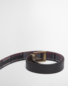 Reversible Tartan Leather Belt 