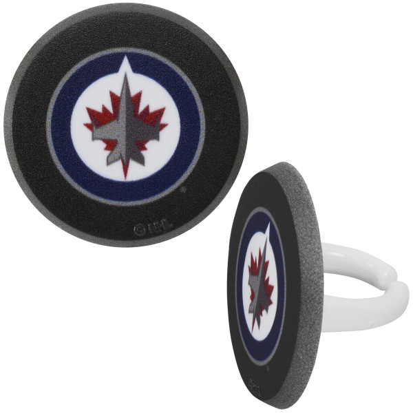 NHL® Team Puck Cupcake Rings