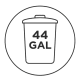 Fits 44 Gallon Trash Cans