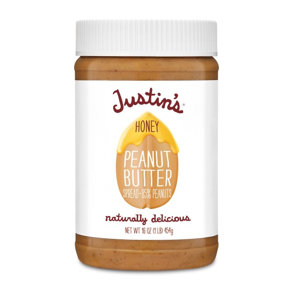 JUSTIN'S (r) Honey Peanut Butter 12/16 Ounce . C1N1 - Front No Plunge In Package (Hi Res)