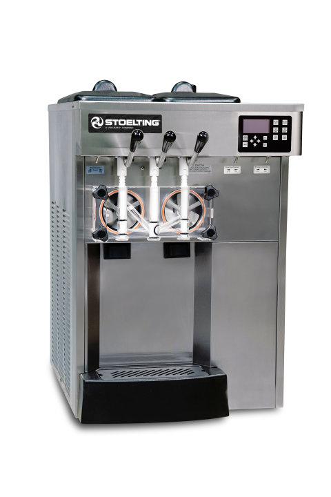2-gallon 208- to 240-volt 1-phase water-cooled twin-twist soft serve countertop machine
