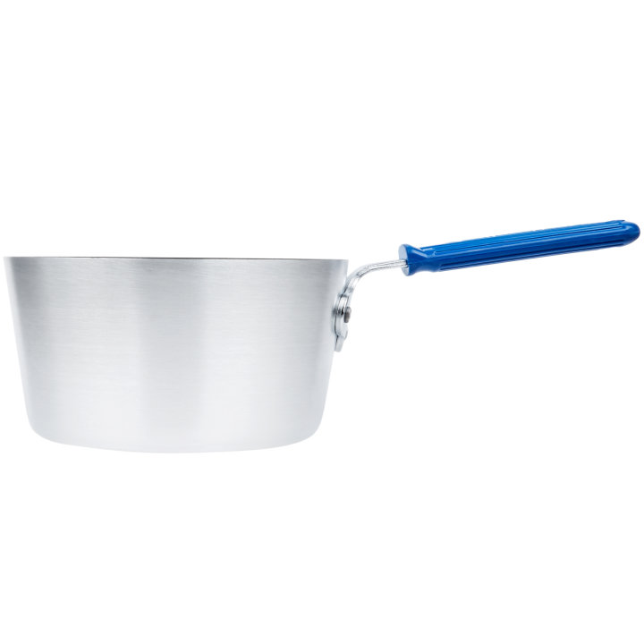 4 ½-quart Wear-Ever® tapered saucepan with Steel Coat X3™ nonstick coating and Cool Handle® rubber grip sleeve