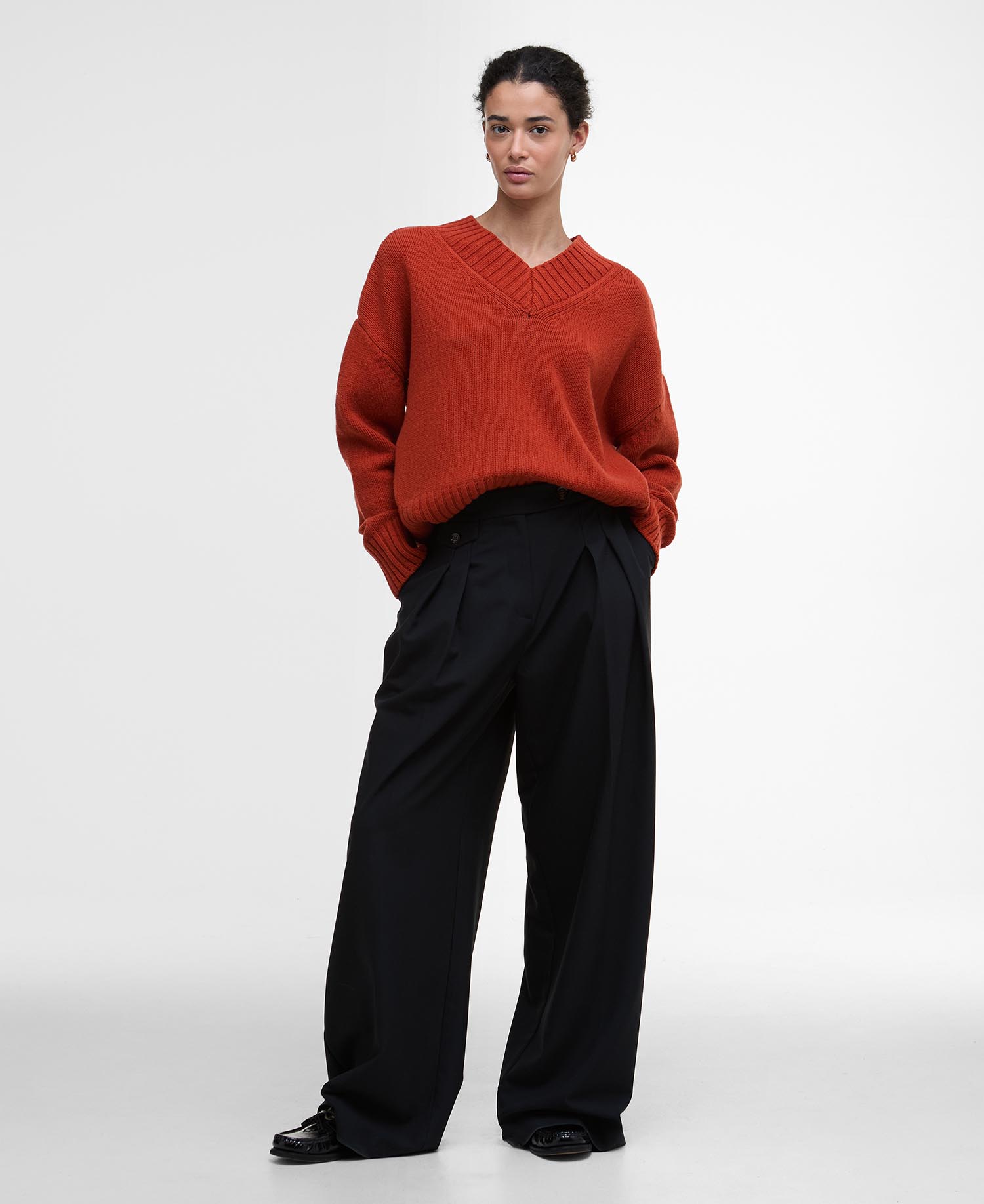 Maglione Antonia con scollo a V image number 1
