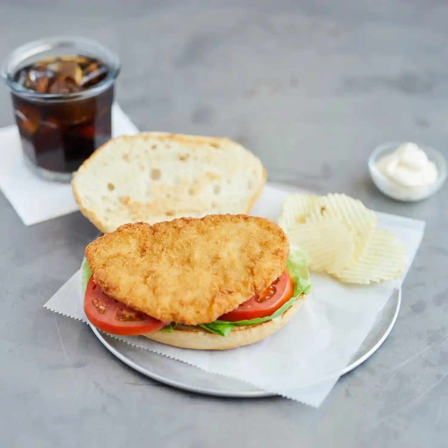 Tyson Red Label® Fully Cooked Golden Crispy Select Cut Chicken Breast Filet Fritters, 3.5 oz. https://images.salsify.com/image/upload/s--In8aa384--/q_25/cgxsveuwgz1rjf1thavq.webp