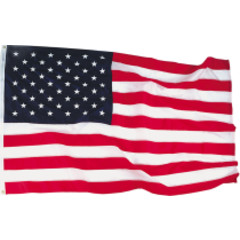 Nyl-Glo&reg; Colorfast Outdoor U.S. Flags, 4' x 6'