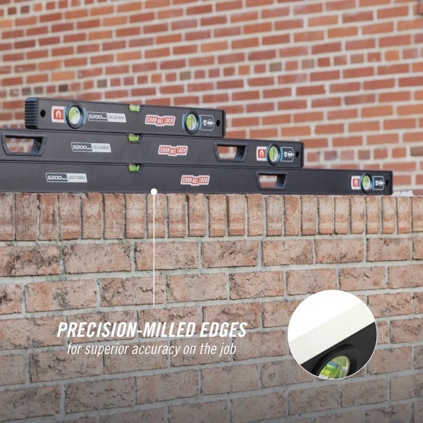 5200-0078M 78-inch Professional-Grade Magnetic Aluminum Box Level