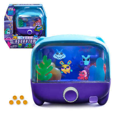 Bitzee, Aquarium, Aquarium numérique interactif avec 30 poissons virtuels à l'intérieur, grand écran et lumières LED, animaux électroniques qui réagissent au toucher, cadeaux d'anniversaire pour filles et garçons à partir de 5 ans