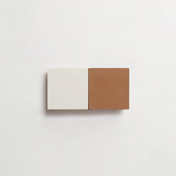 cement: mythology checkerboard | salon | baguette | matte | duo | paste + umber | sample 