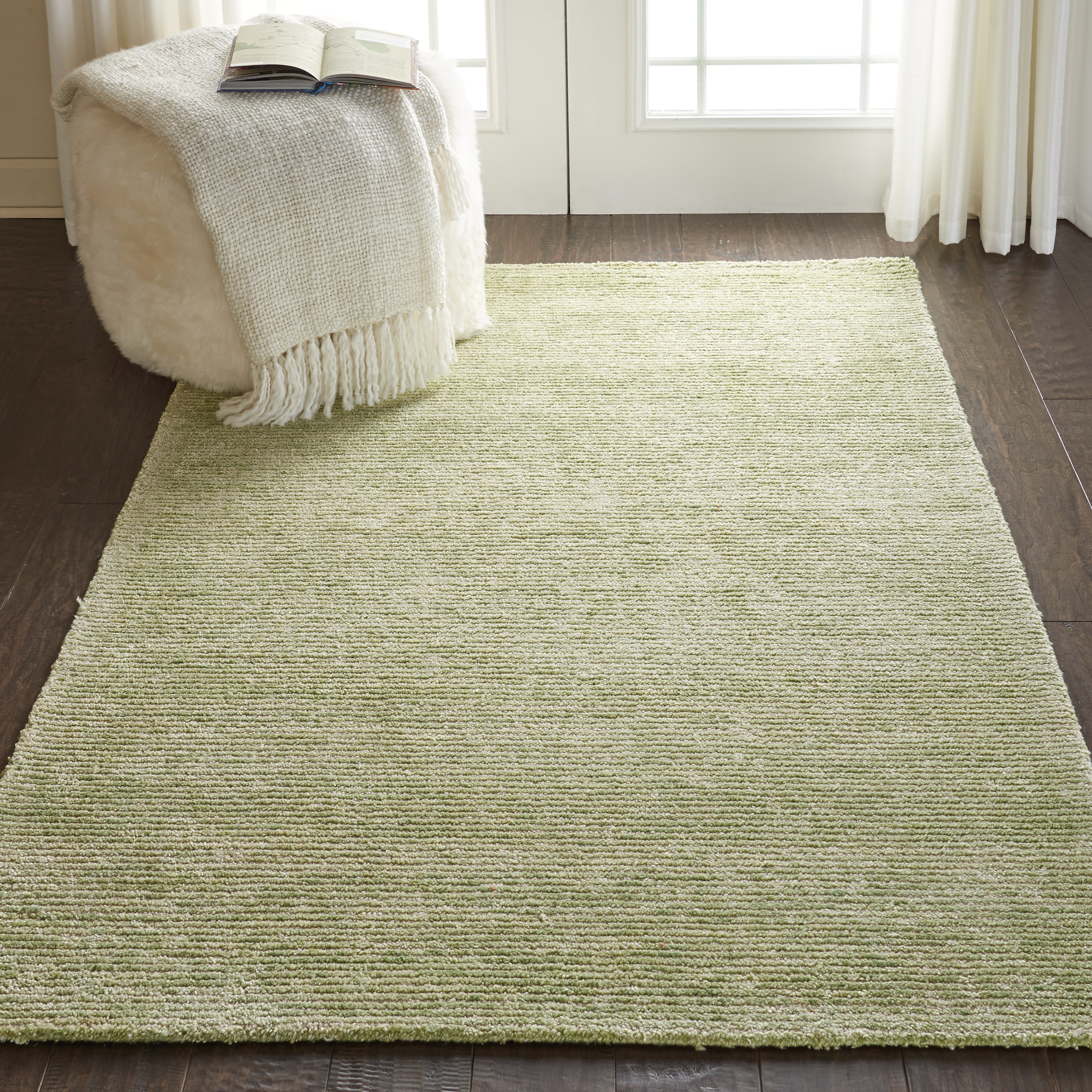 Nourison Weston 5'3" x 7'5" Citron Modern Indoor Rug
