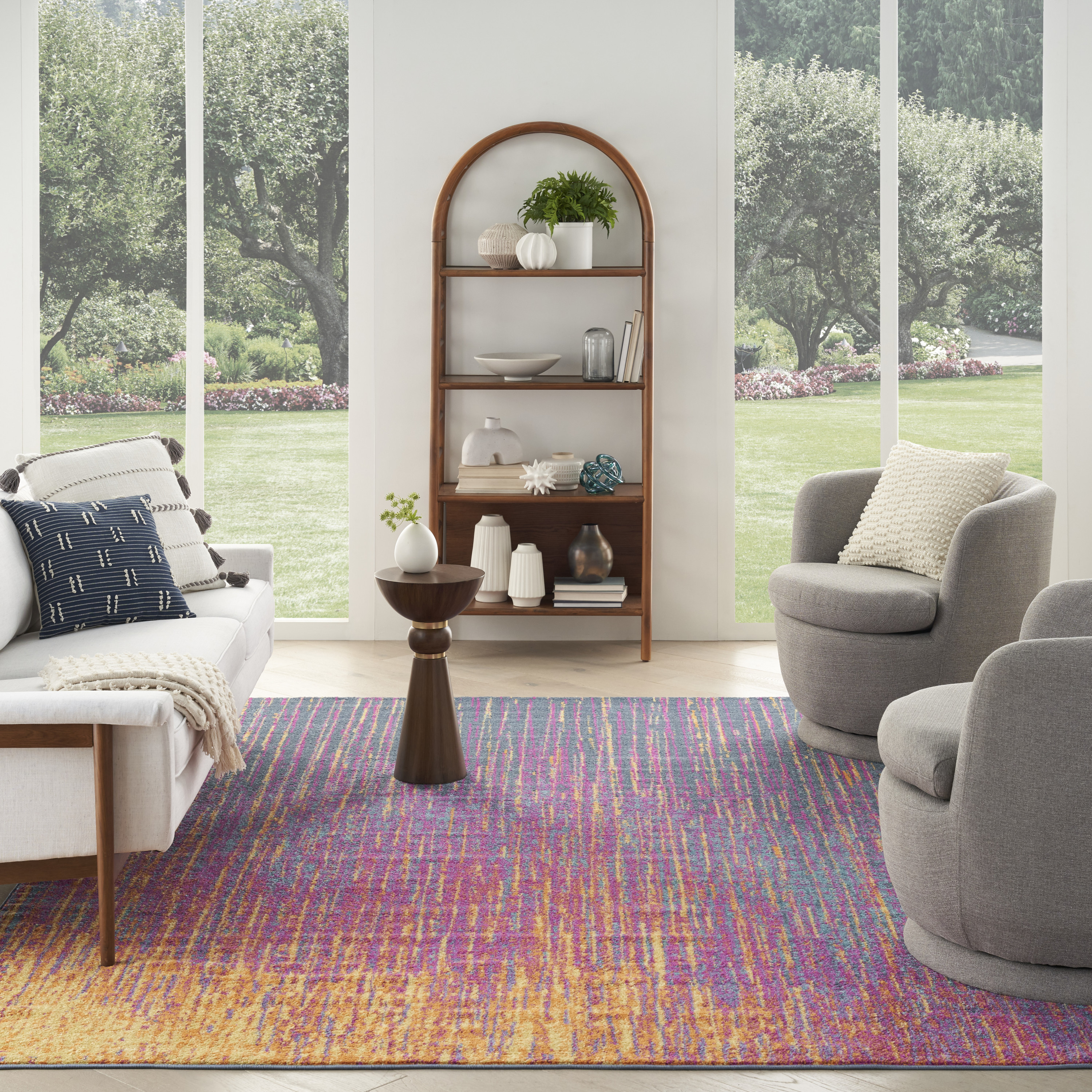 Nourison Passion 8' x 10' Multicolor Modern Indoor Rug