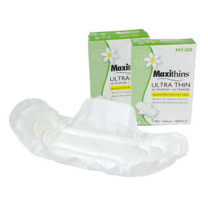 Hospeco, Maxithins, Ultra Thin with Wings, Vended Feminine Napkins, #4 size box