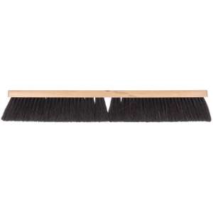 Carlisle, Flo-Pac, 24in, Sweep With Wire Center , Polypropylene Bristles, Black