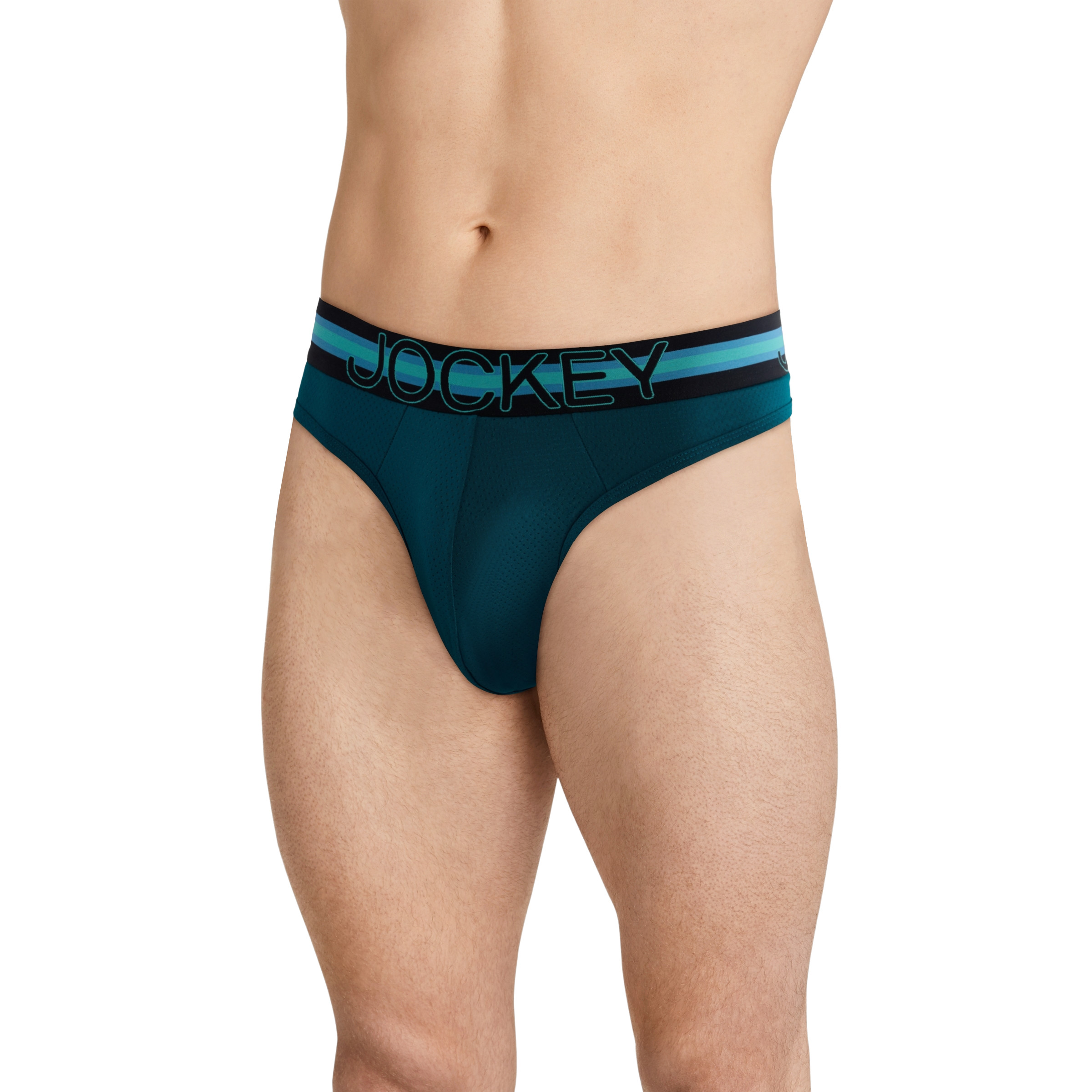 Jockey Sport Men's Stability Pouch Microfiber Thong - Picture 11 of 58