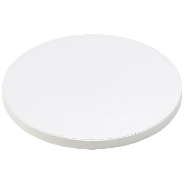 8" Round White Foil Cake Board