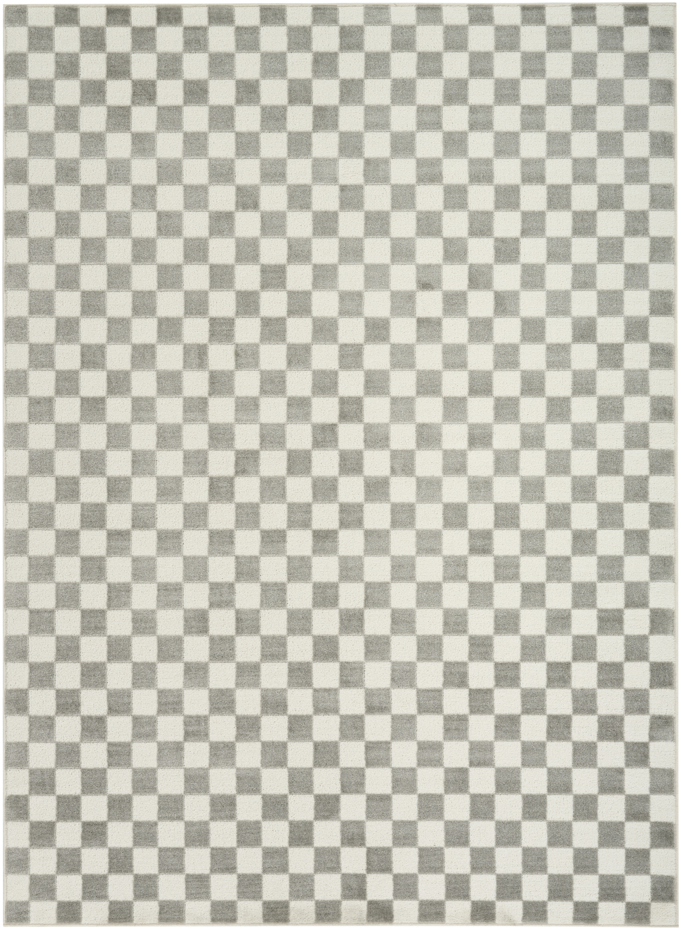 Nourison Serenity Home 6' x 9' Ivory Grey Modern Indoor Rug