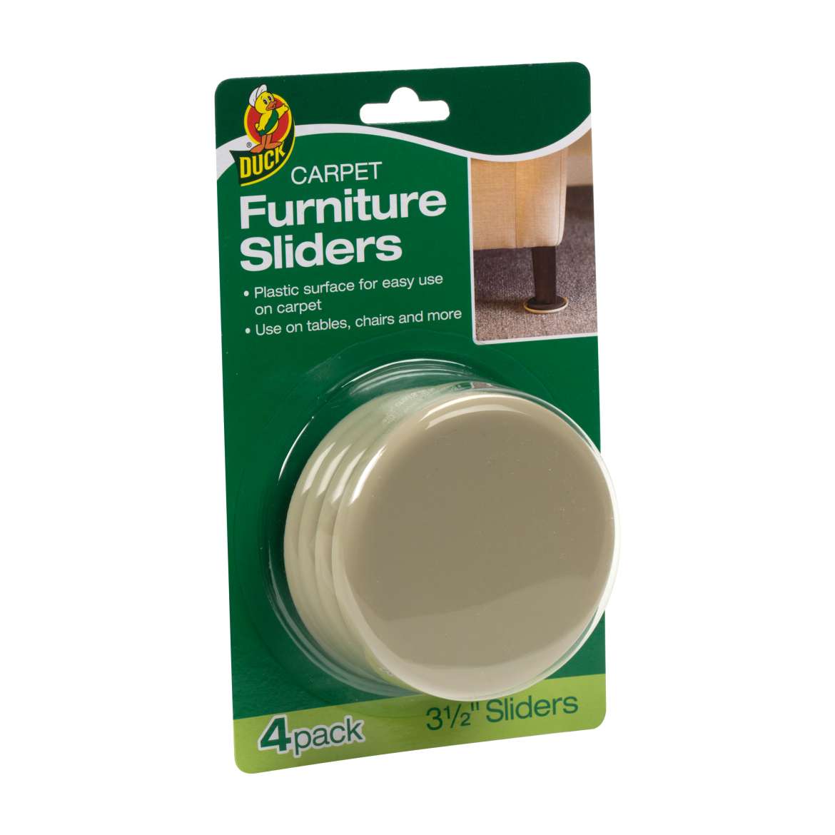 Duck® Brand Carpet Furniture Sliders Image