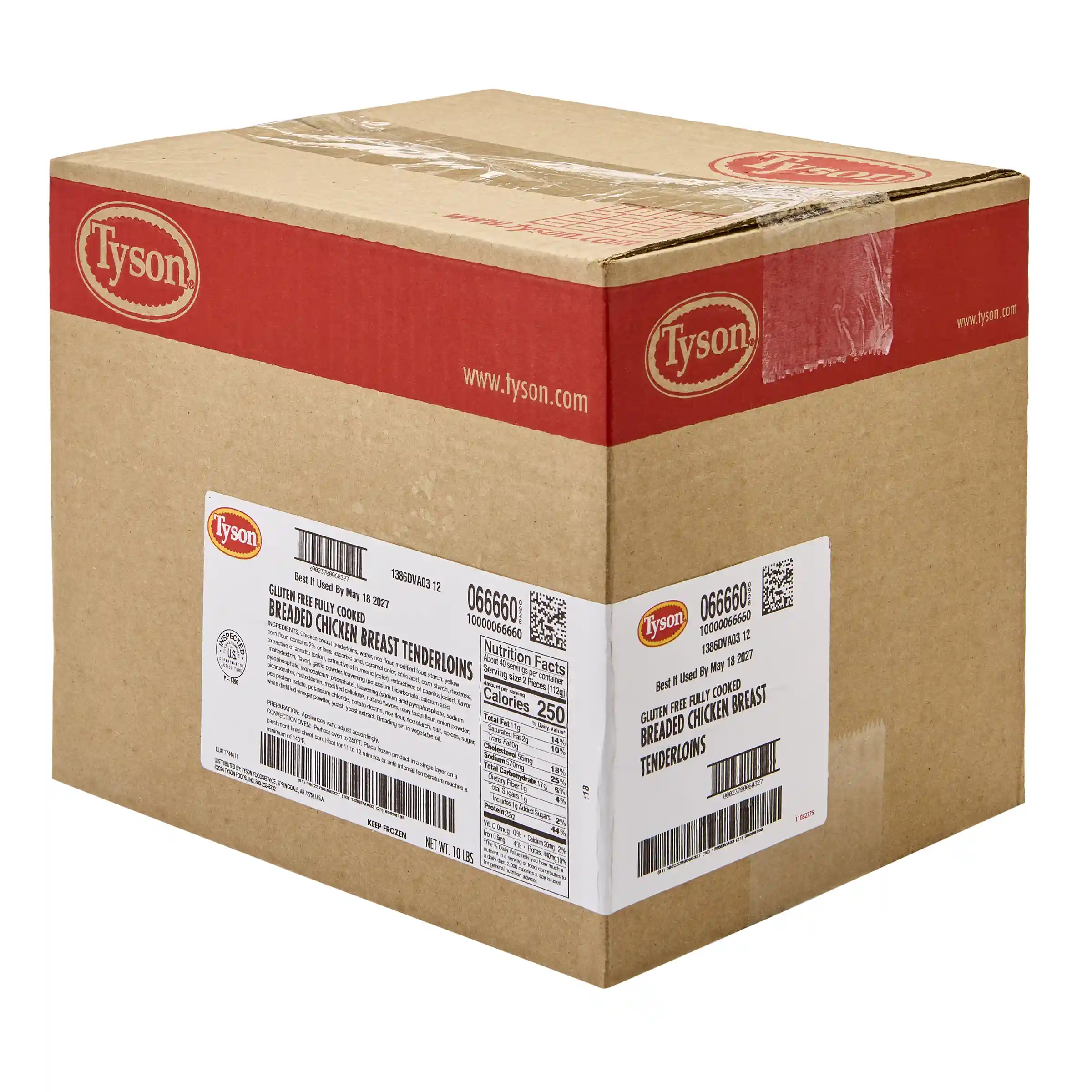 Tyson® Gluten Free Fully Cooked Breaded Chicken Tenderloins_image_5