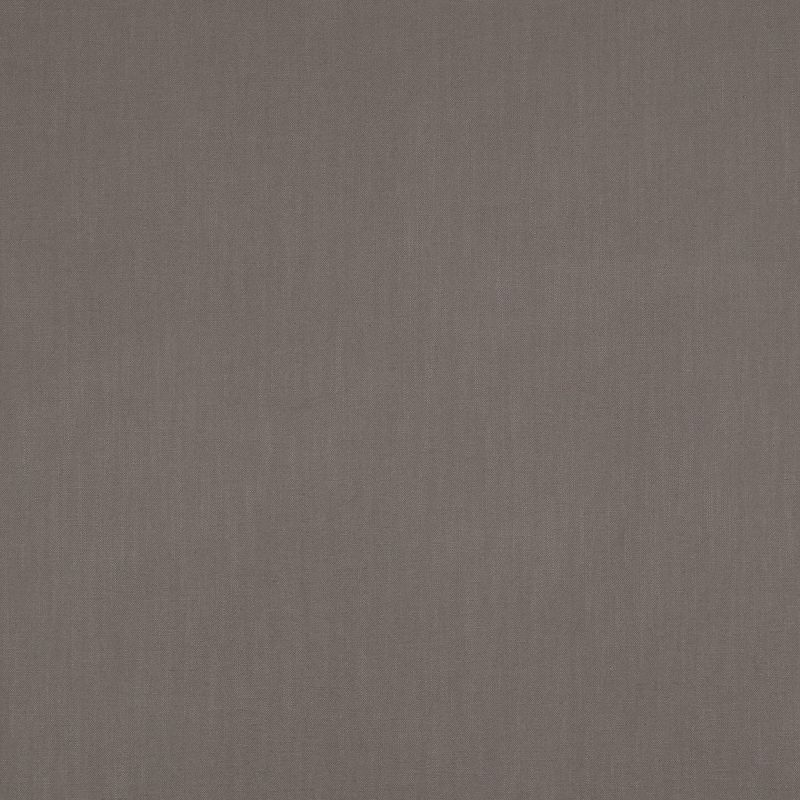 Gray woven fabric panel lying flat, showing fine diagonal weave; filling the frame, evenly lit close-up with soft ambient light and a neutral background.