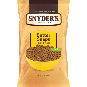 Snyder’s of Hanover® Pretzels, Butter Snaps, 12 Oz Bag