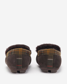 Monty Slippers Brown Suede