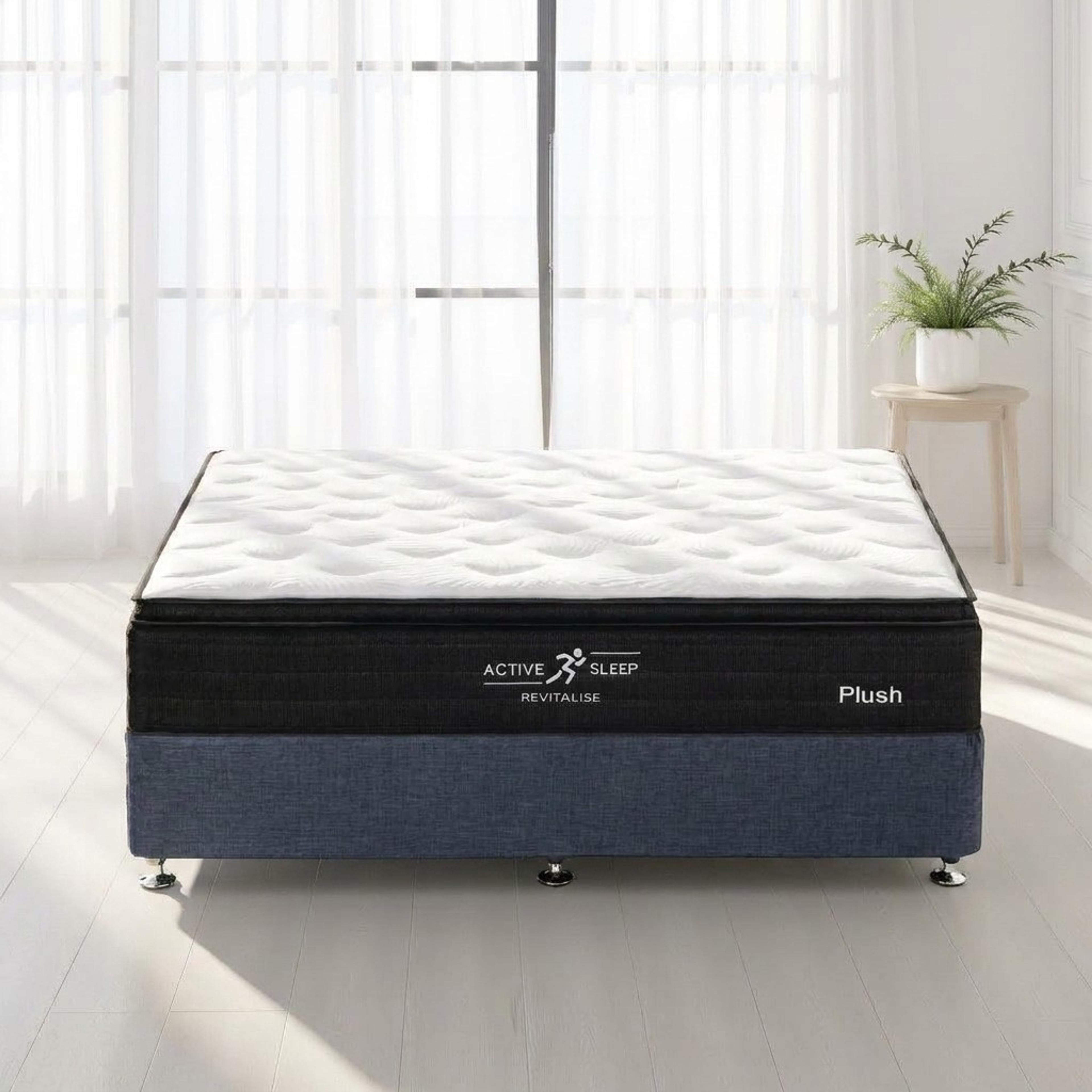 Lifestyle image of the  Active Sleep Revitalise Mattress, Plush from Forty Winks