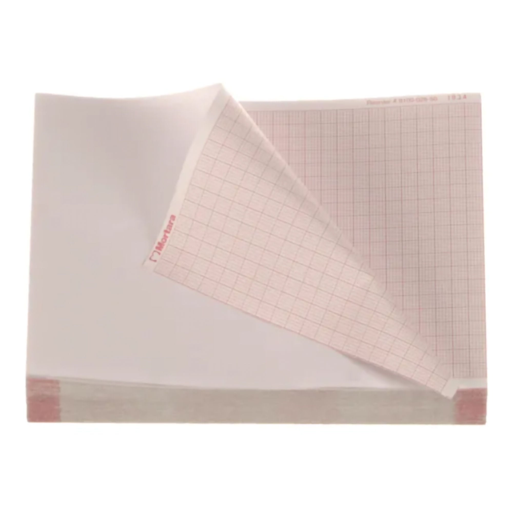 Recording Chart Paper Z-Fold Red Grid