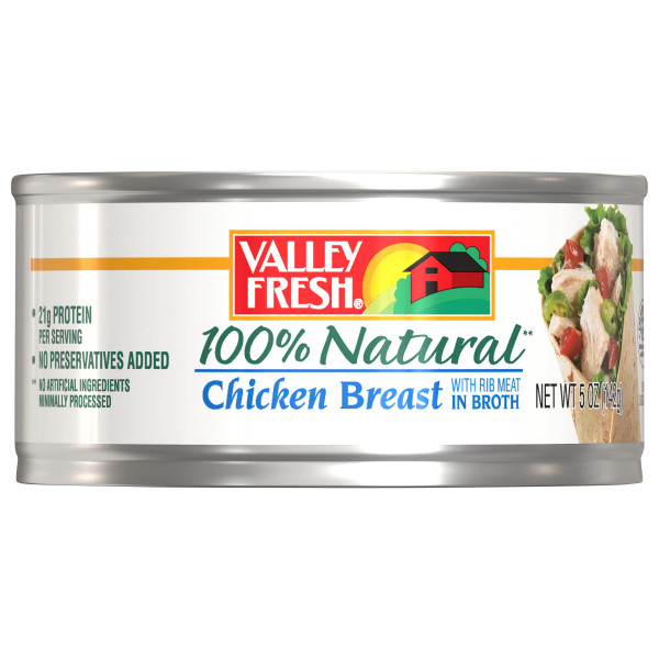 VALLEY FRESH(r) CHICKEN BREAST 12/5 OZ . C1N1 - Front No Plunge In Package (Hi Res)