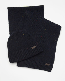 Set regalo di berretto e sciarpa Carlton Fleck 
