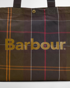 Borsa tote Telfield in tartan 